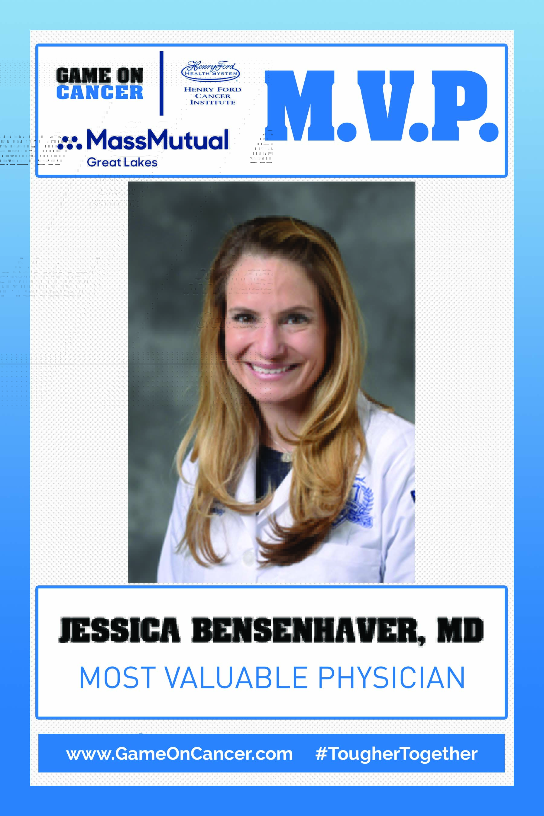 2020 MVP Card Jessica Bensenhaver, M.D.